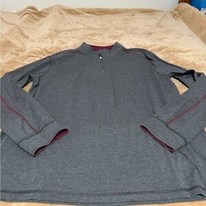 Tasc Bamboo Men's Quarter-Zip Long Sleeve Sweater XL